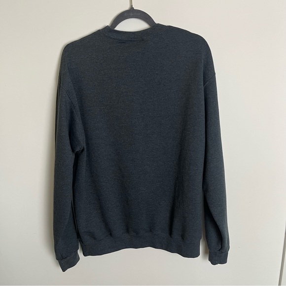 Meredith College Sweatshirt Womens Mens Unisex Gray L Comfy Oversize Loose Fit - Picture 3 of 4